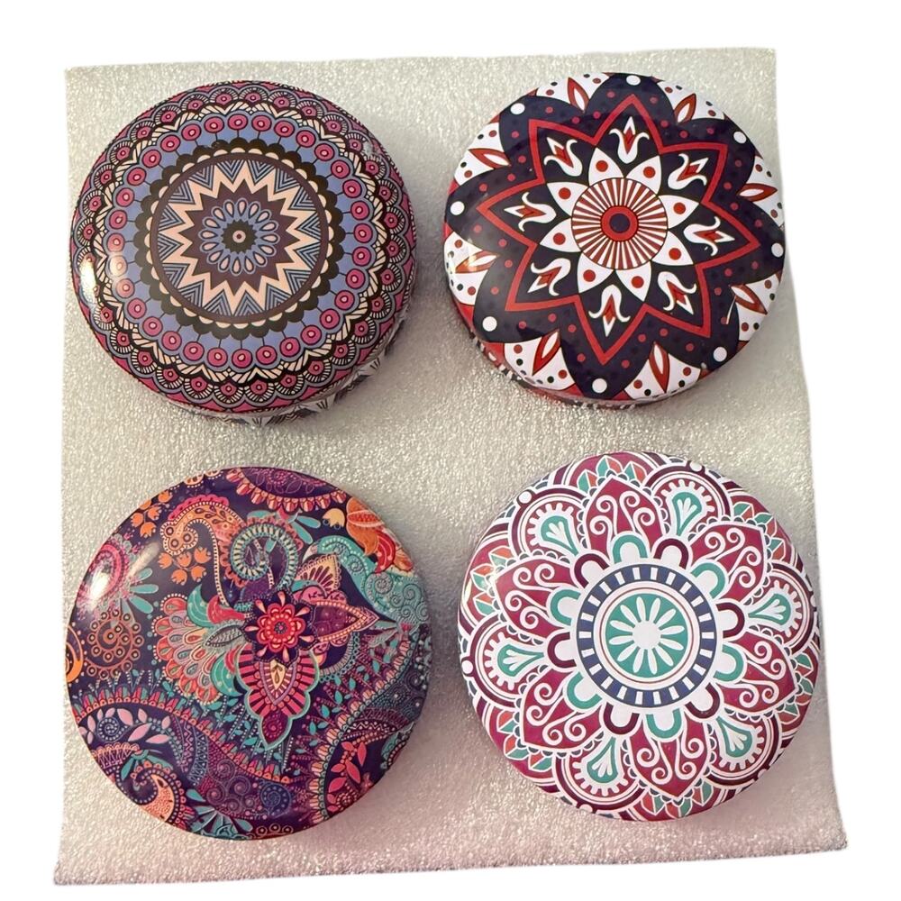 4 Herb & Floral Aromatherapy Soy Candles With Gift Box